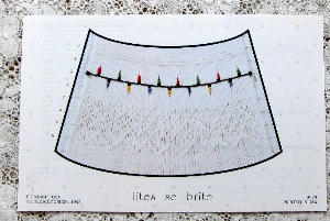 Little Memories Smocking Plate Lites So Brite 076 OOP